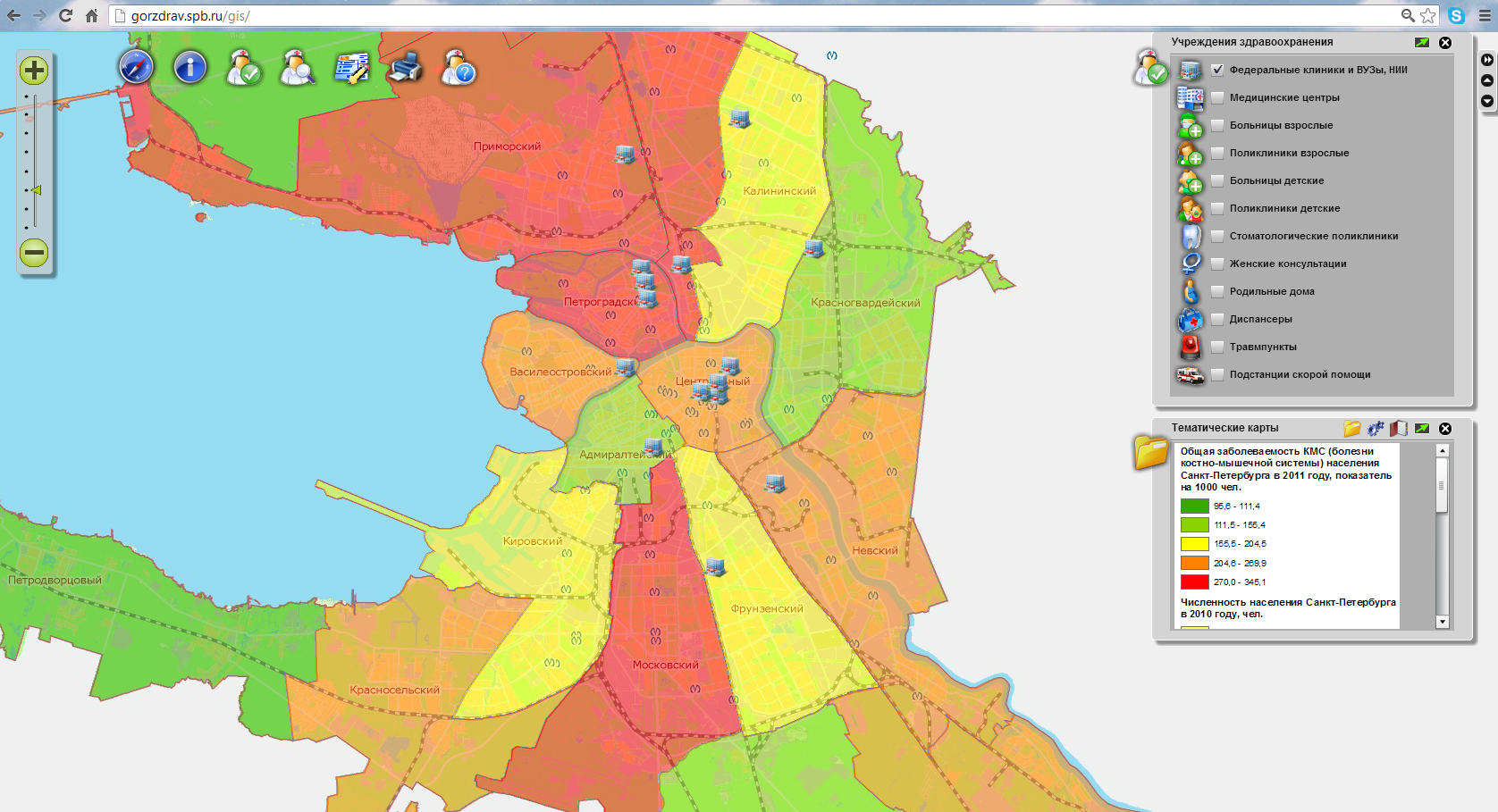 Гис карта санкт петербурга и ленинградской области